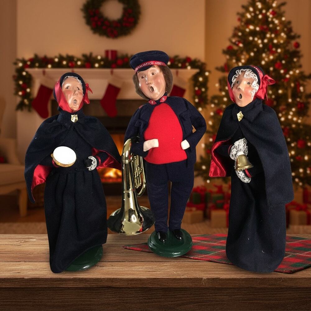 Byers Choice Salvation Army Carolers Set Vintage Christmas Figures